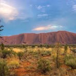 NT - Uluru moody sky