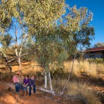 At the end of a row of 3 cabins, very private and secluded
