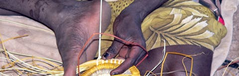 Injalak weaving Arnhem Land