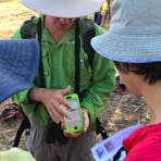 Australian birdwatching guide Luke Paterson with birdwatchers Kakadu