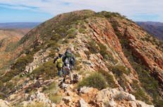 Walking along the Larapinta Trail