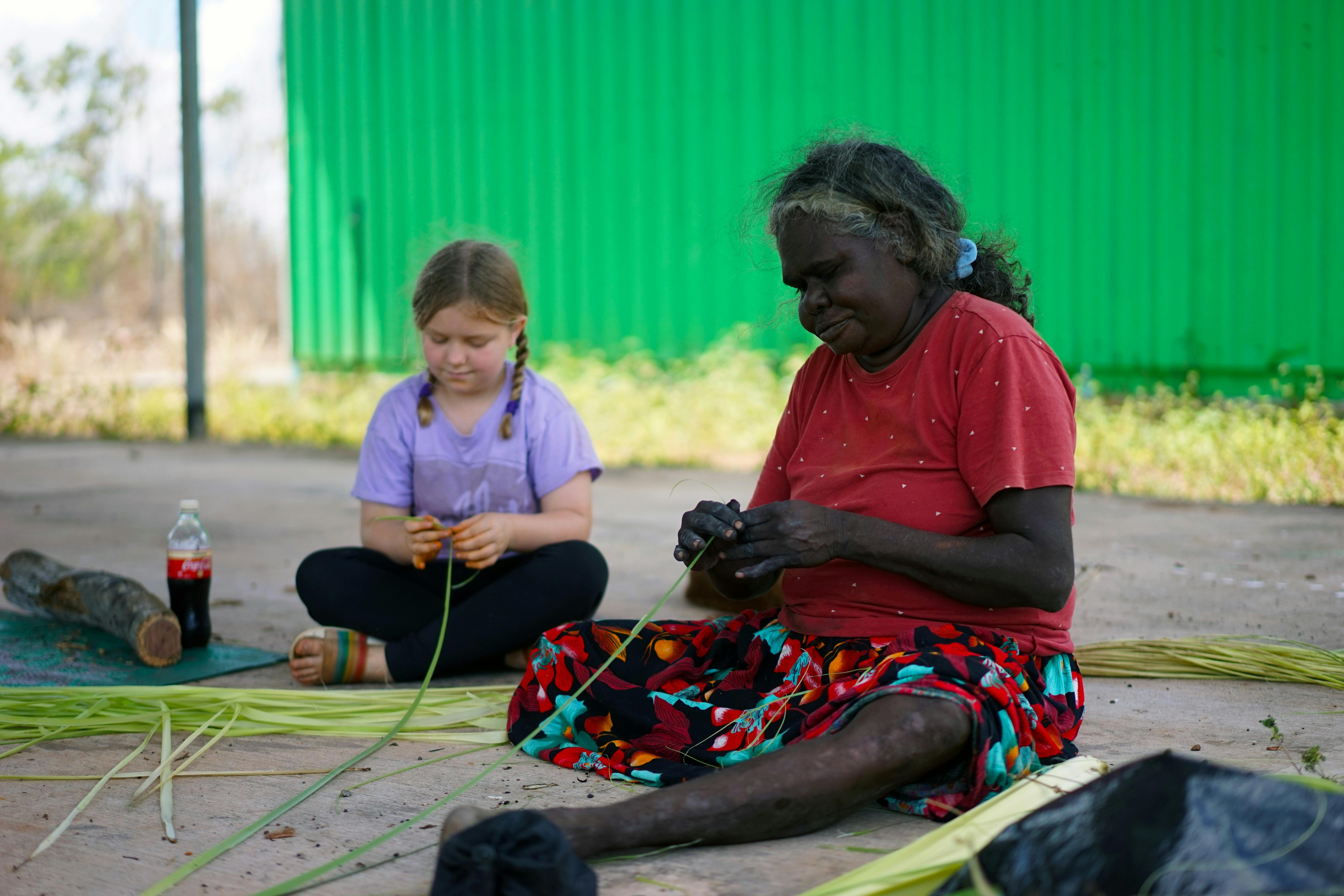 Pandanus weaving