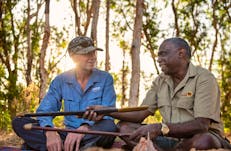 Ayal Aboriginal Tours showing traditional tools and artefacts to visitors