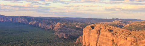 Escarpment at sunset