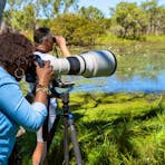 Bird watching at a Billabong