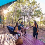 Overnight safari camp experience at Kakadu Billabong Safari Camp