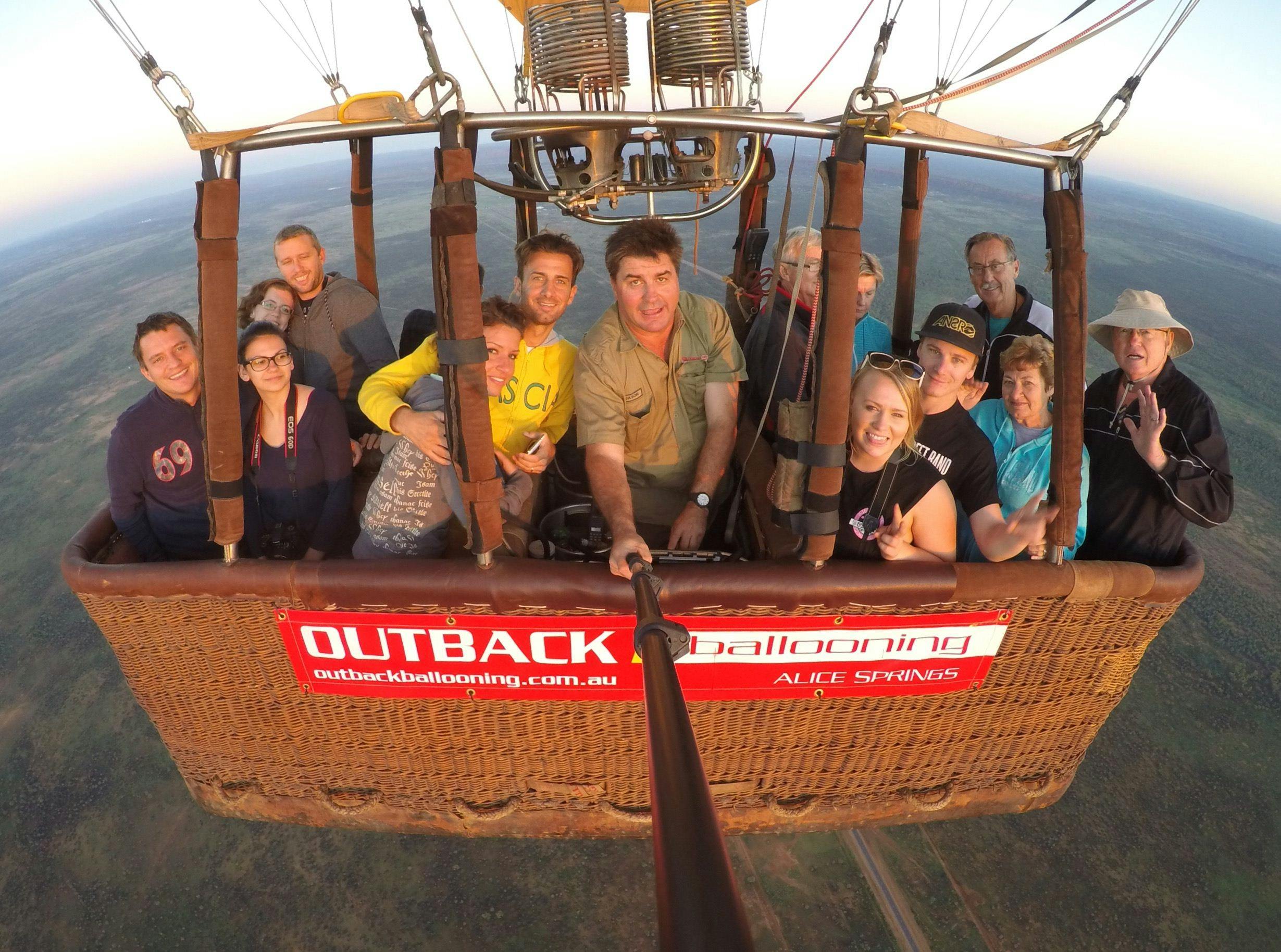 Outback Ballooning, Alice Springs, Airborne