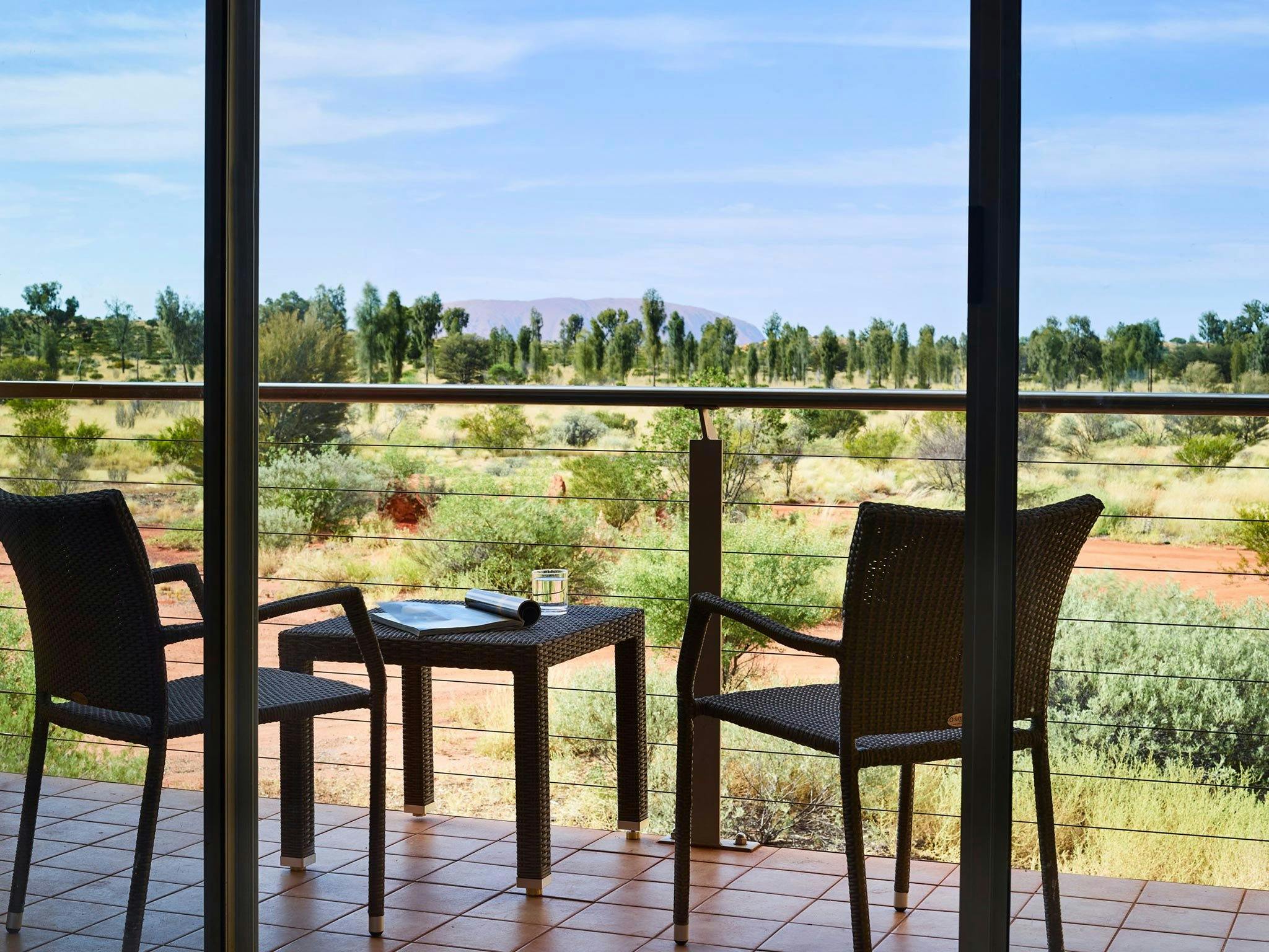 Stunning view from your Deluxe Rock View Room