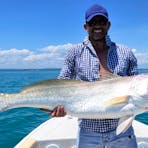 127cm Black Jew Caught 500m from the Boat ramp