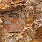 Western-most observation posts visible in the cliff face.