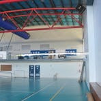 Now an indoor basketball court