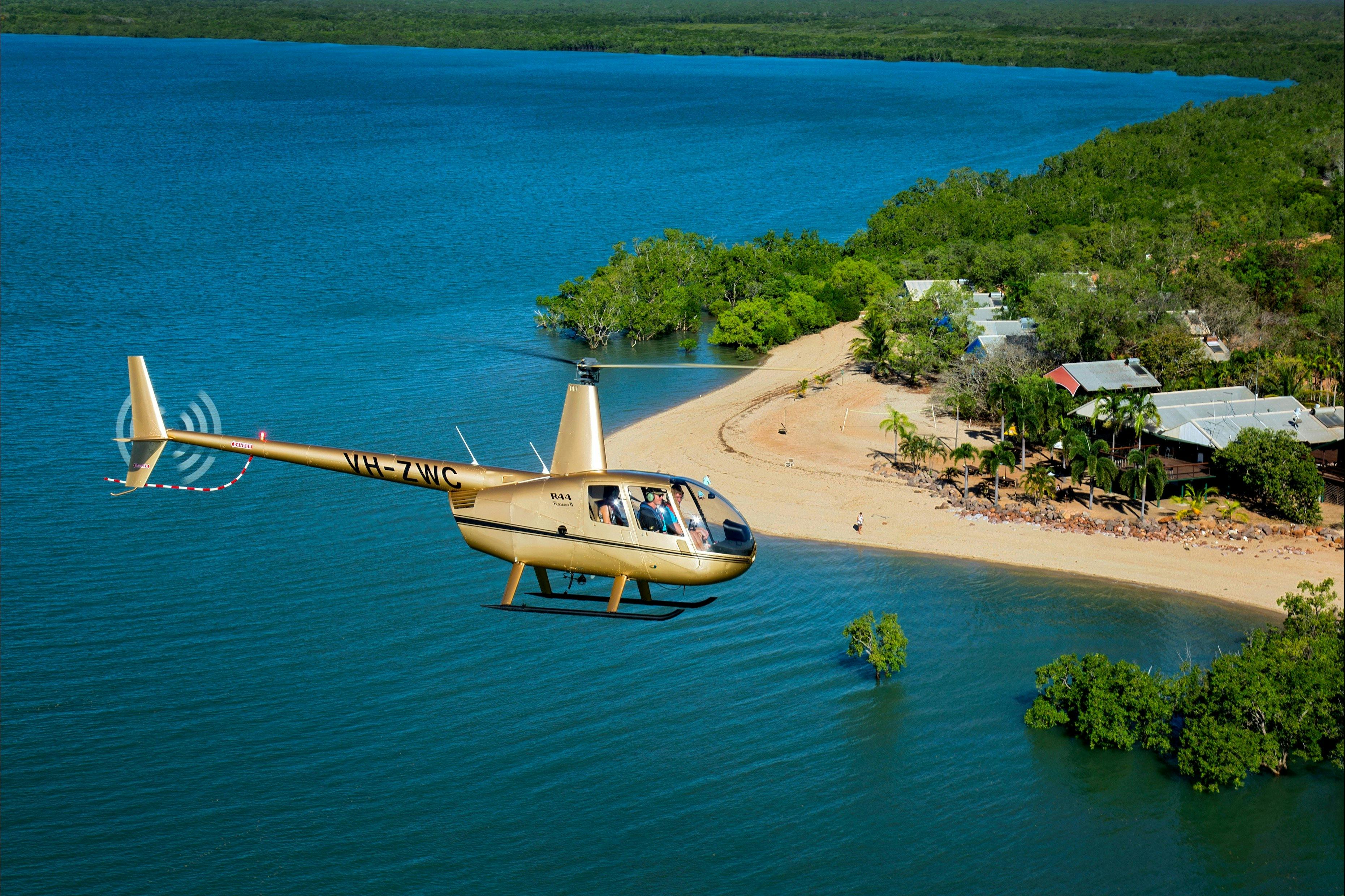 Flying to Crab Claw Island