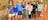uluru, sunset, group, happy, excited, laughing