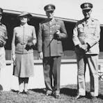 WWII - Col Noel Loutit, Hilda Abbot, Lord Gowrie and Aubrey Abbott