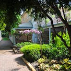 Walkway at the rear of the buildings looking towards Smith Street.