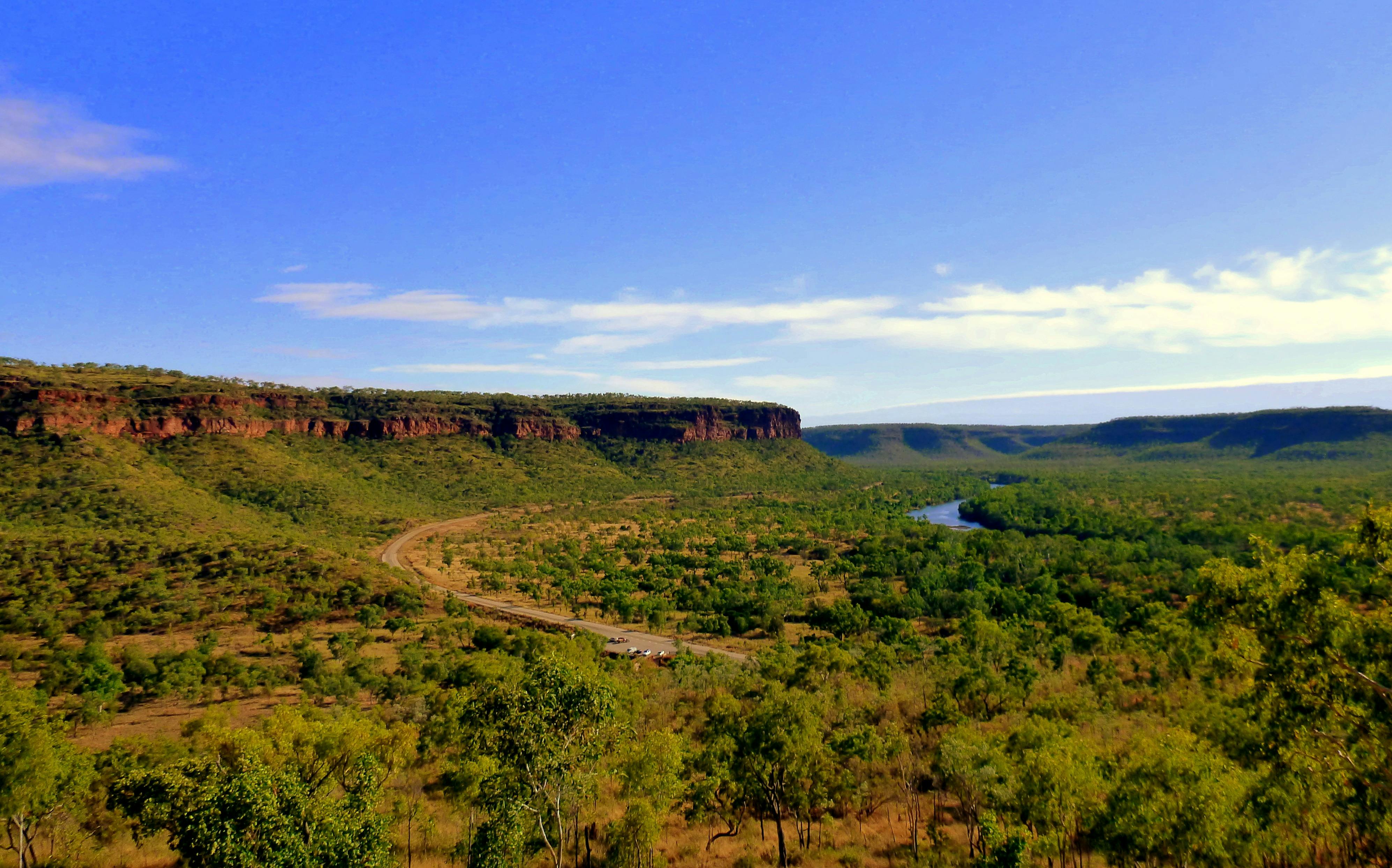 View of escarpment