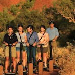 Explore the full base of Uluru by joining a Segway tour.