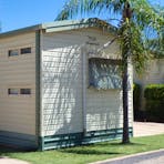 exterior of cabin area