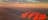An stunning sunset image of Uluru Ayers Rock taken from a plane