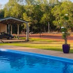 View of the swimming pool at Bees Creek Tennis Club