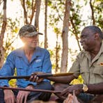 Learning with a Kakadu Traditional Owner about traditional artefacts