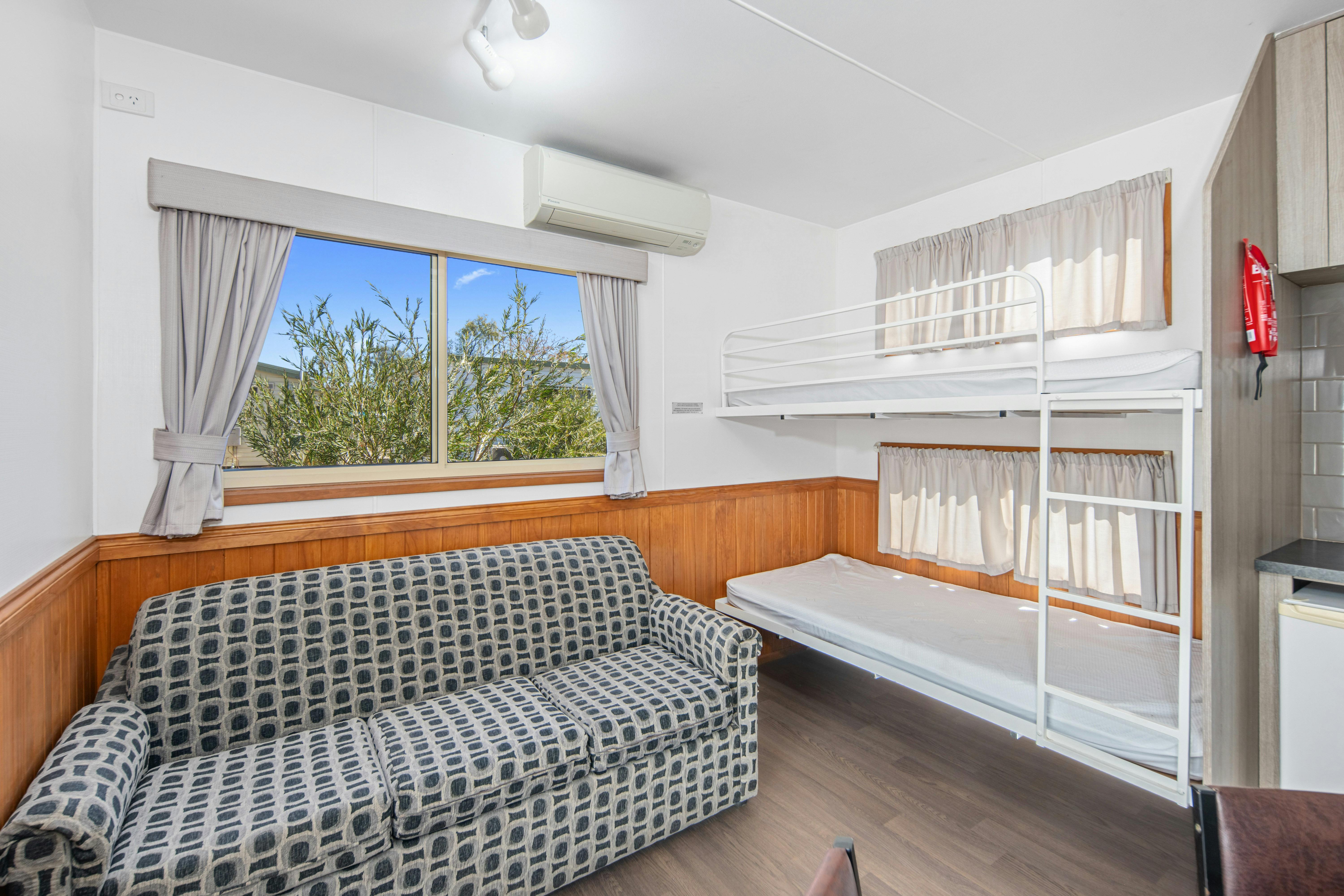 self-contained cabin