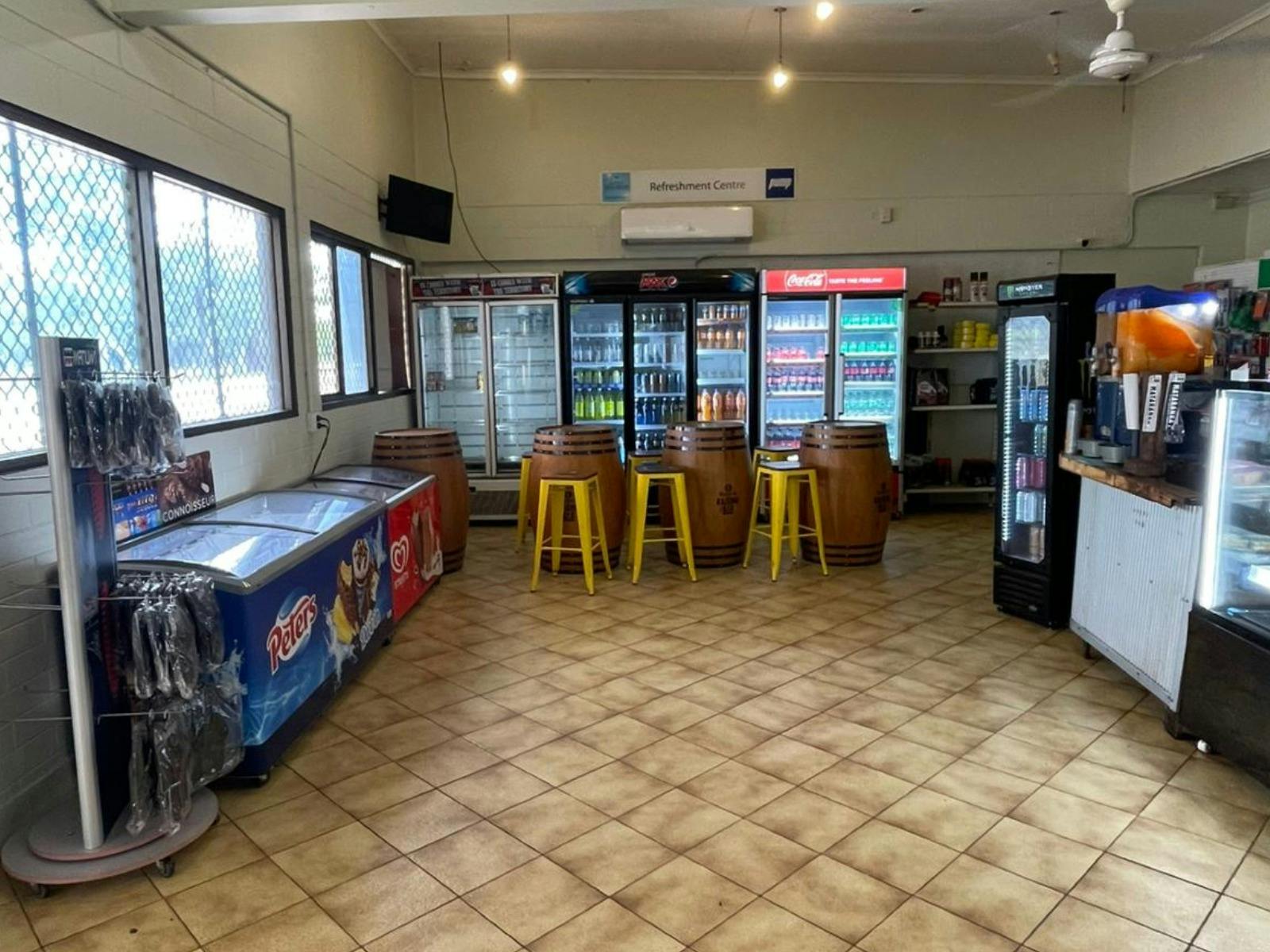 Roadhouse soft drinks and ice cream