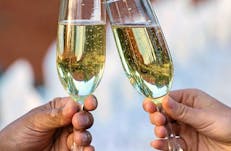 Sparkling Wine at Uluru