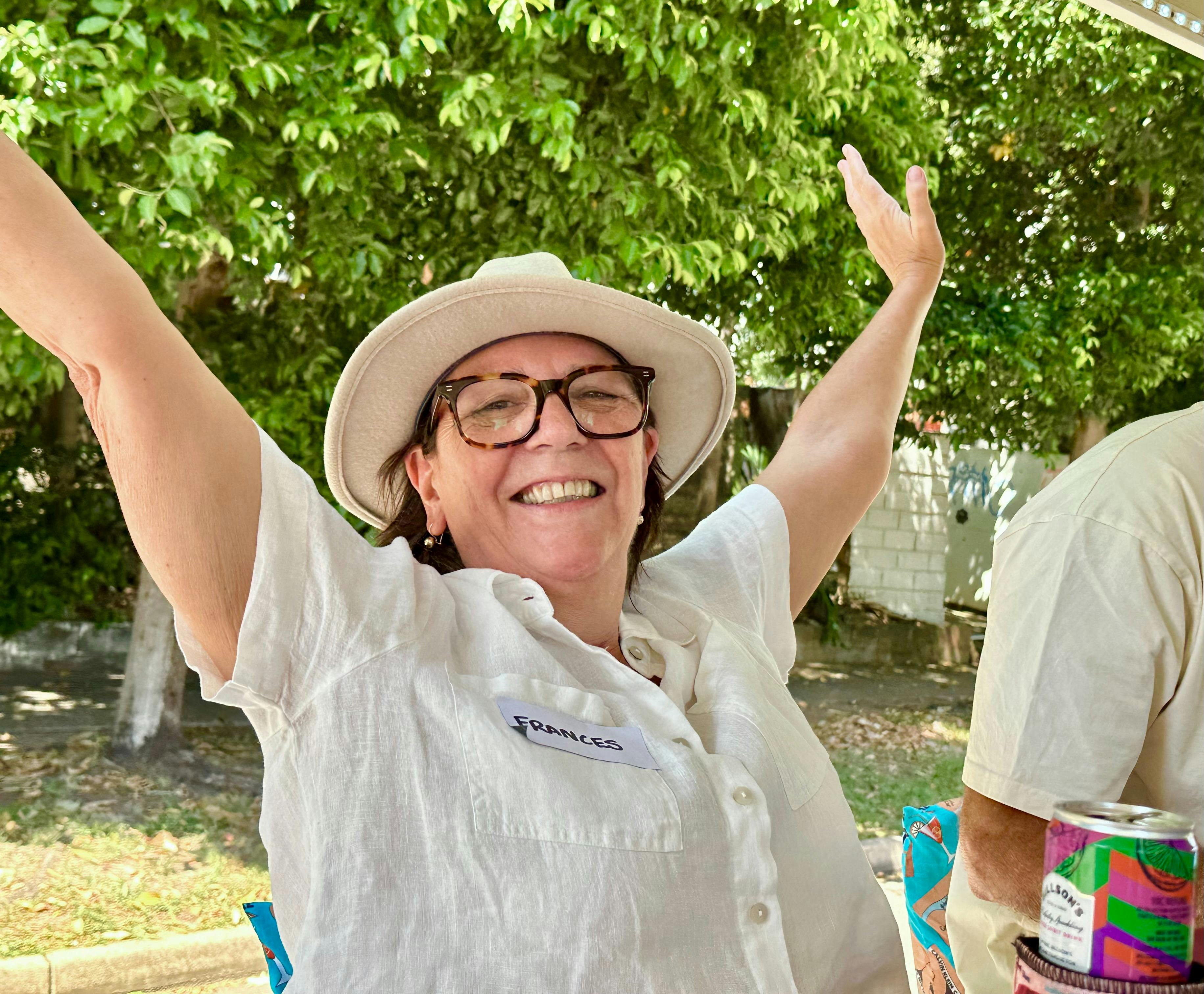 Riding through the streets of Darwin