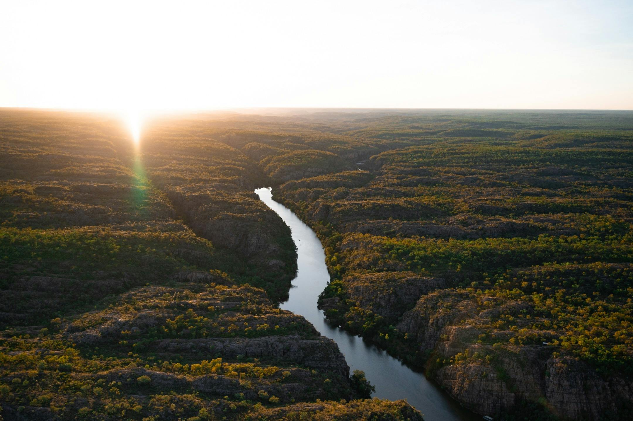 Flight over Katherine Gorge