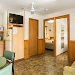 interior of 2 bedroom Ensuite Cabin