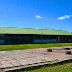 Remnant slab of the Laundry Block.