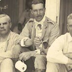 1912 - Minister Josiah Thomas, Sir Walter Barettelot, Dr John Gilruth, Katherine Telegraph Station.