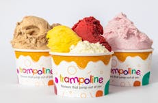 Cups of gelato