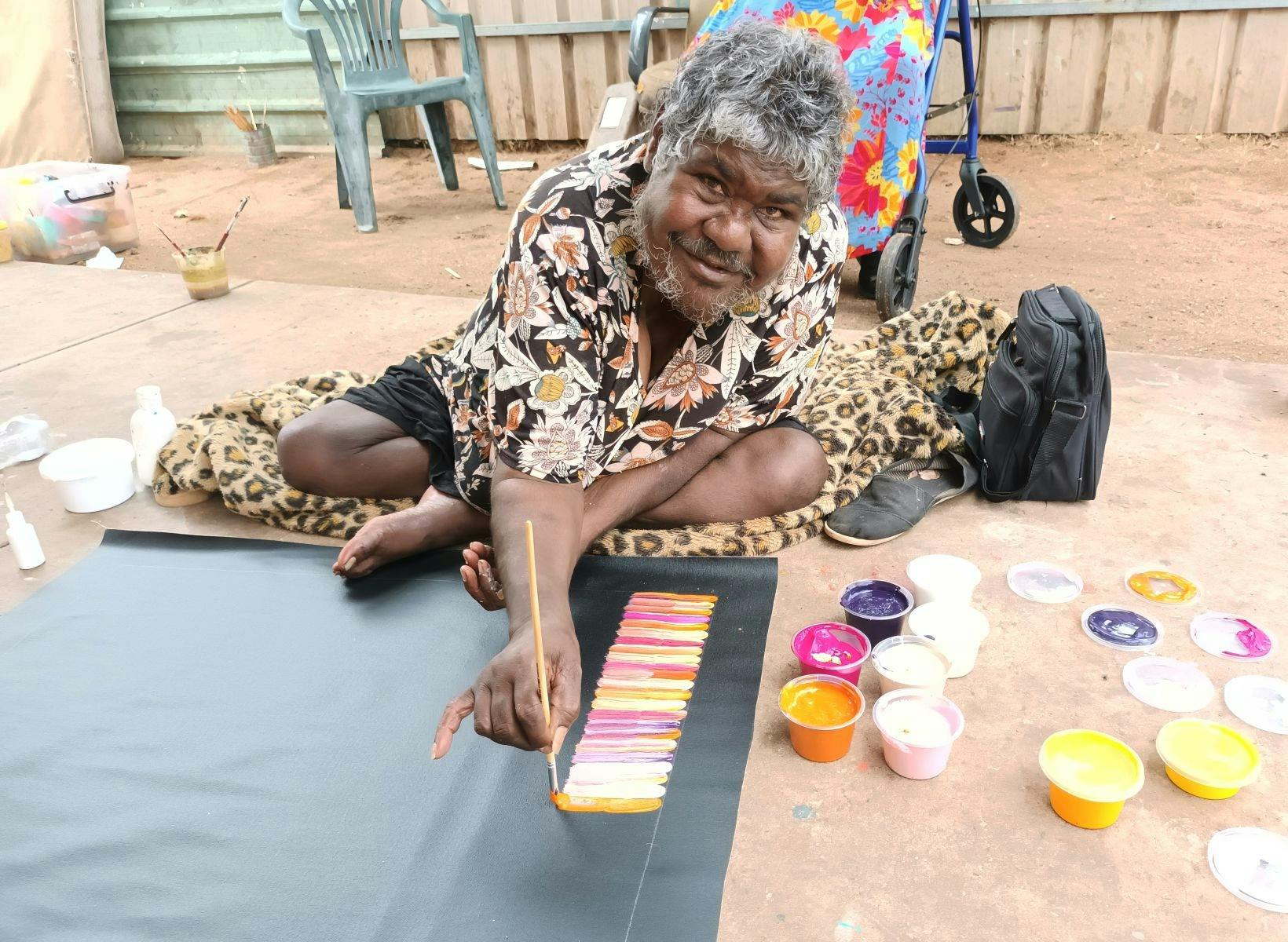 Jeannie working at home