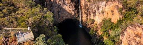 View to the falls