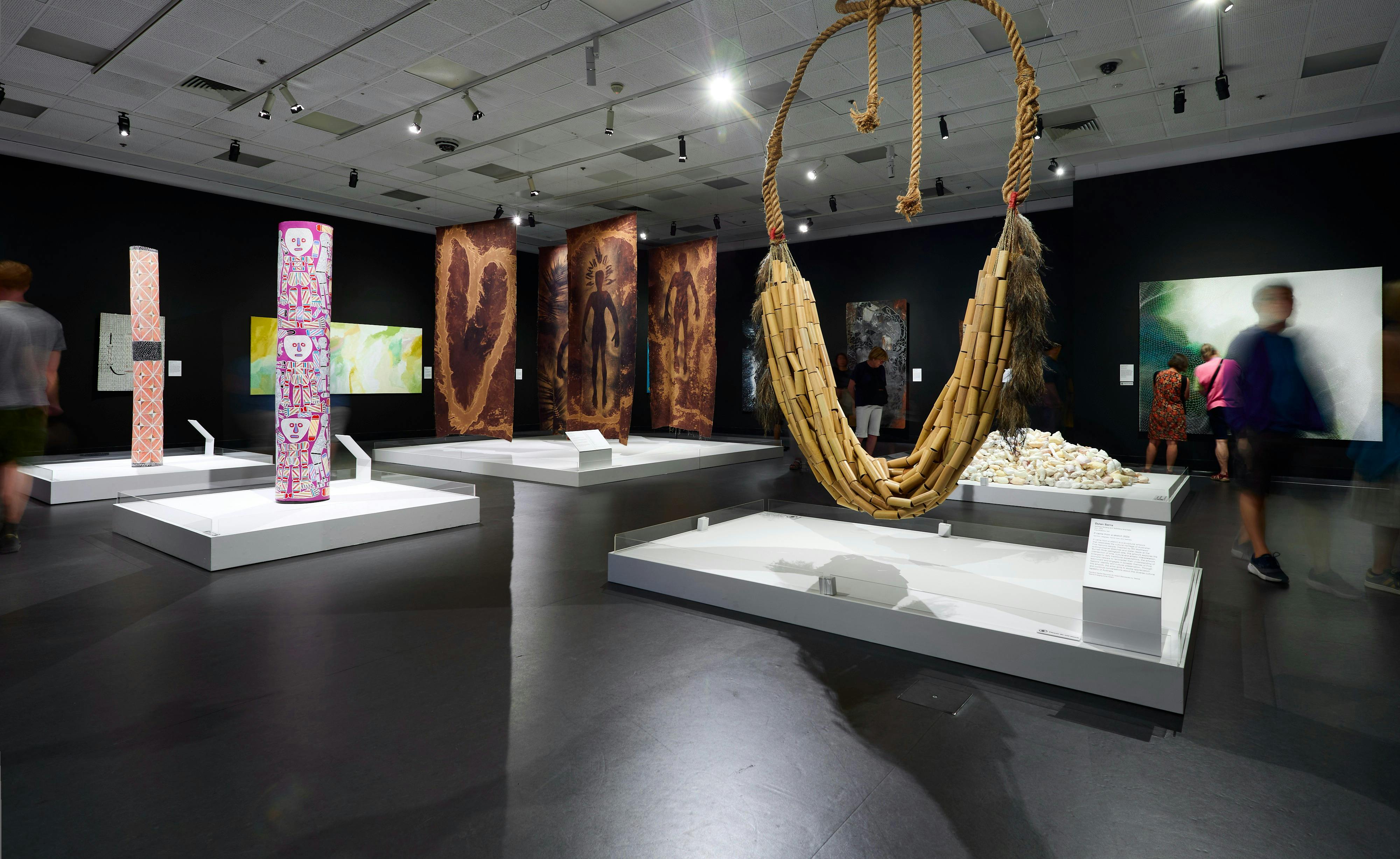 Photo of artwork in an exhibition.