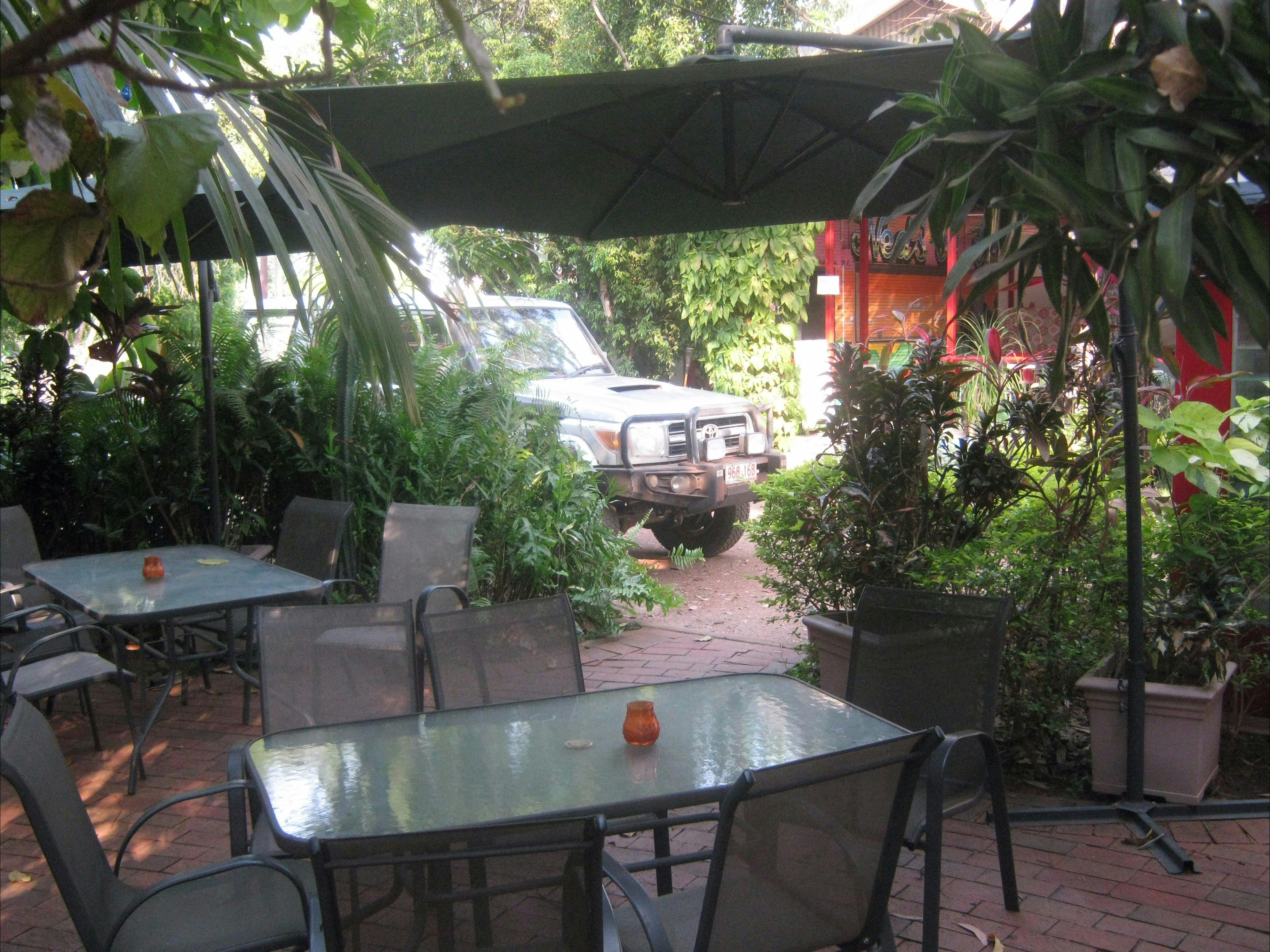 Alfresco restaurant area