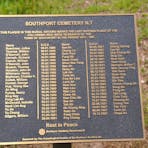 Plaque at the cemetery site – erected by the NT Government.