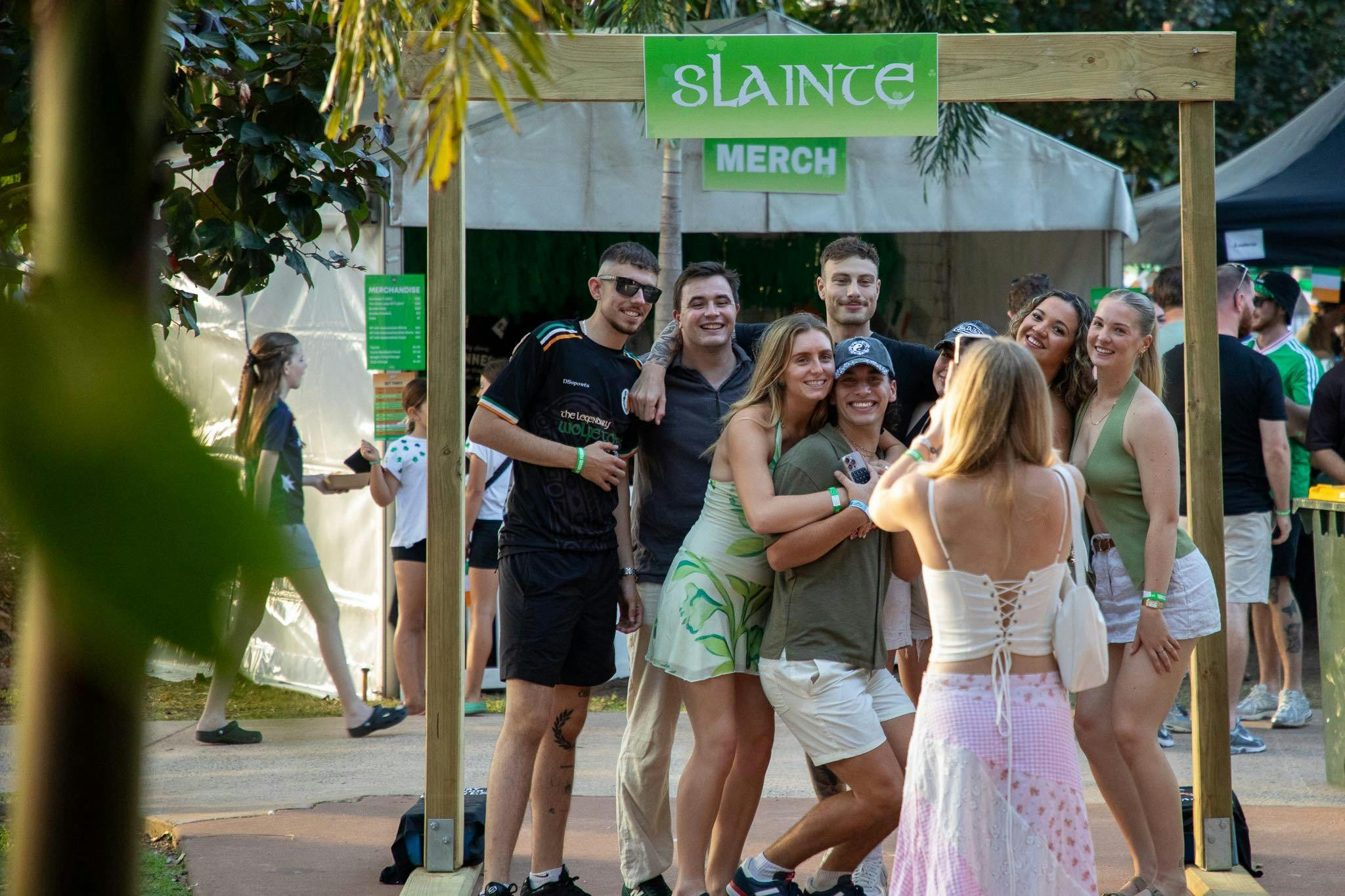 NT Irish Music Festival attendees taking pic