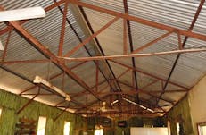 Interior View of Pee Wee hut at East Point