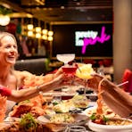 Cheers to good food and great company!