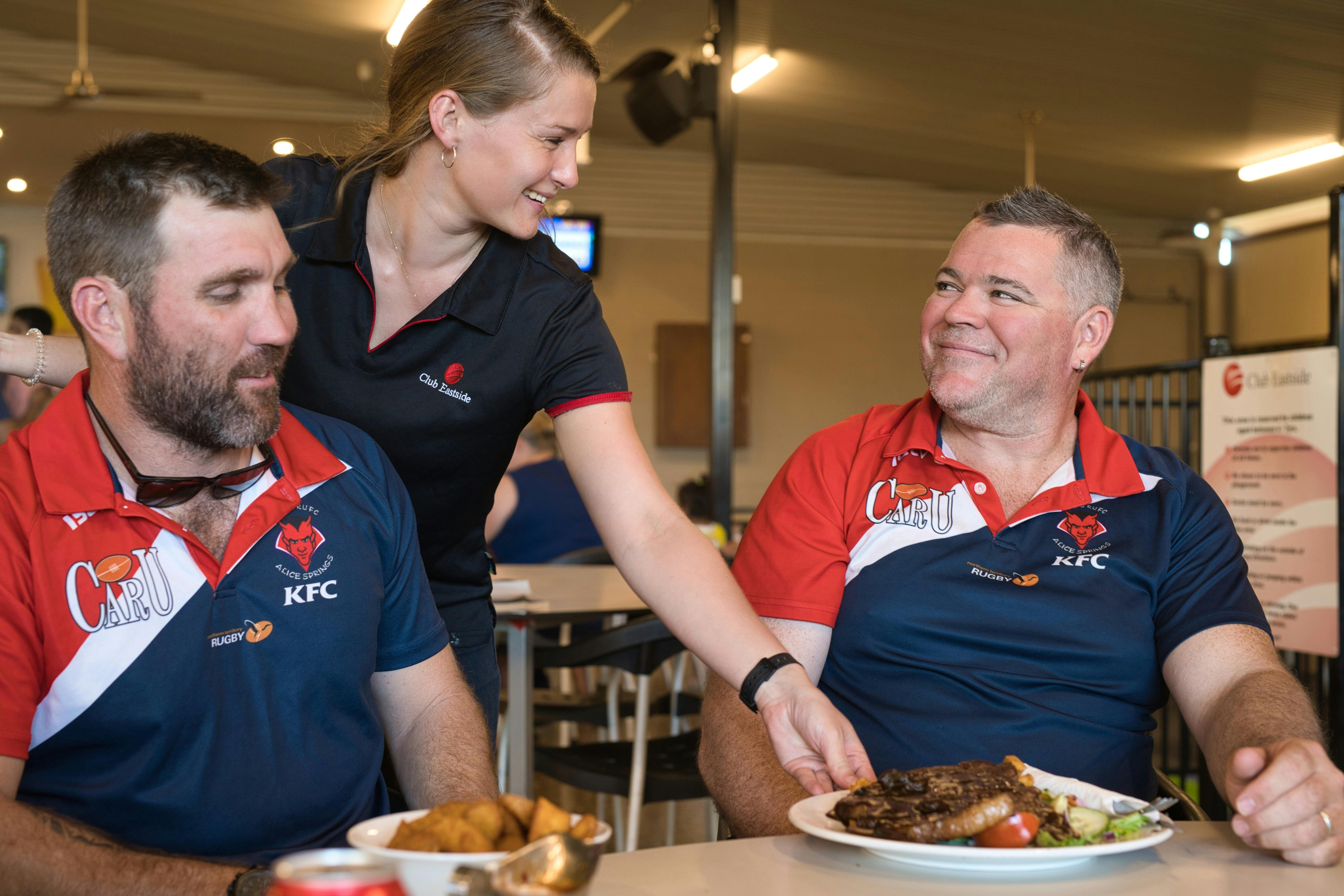 Friendly customer service at Club Eastside