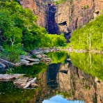 The stunning bottom of Jim Jim Falls