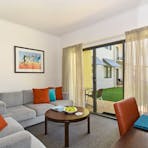 Living room, 2 Bedroom Apartment