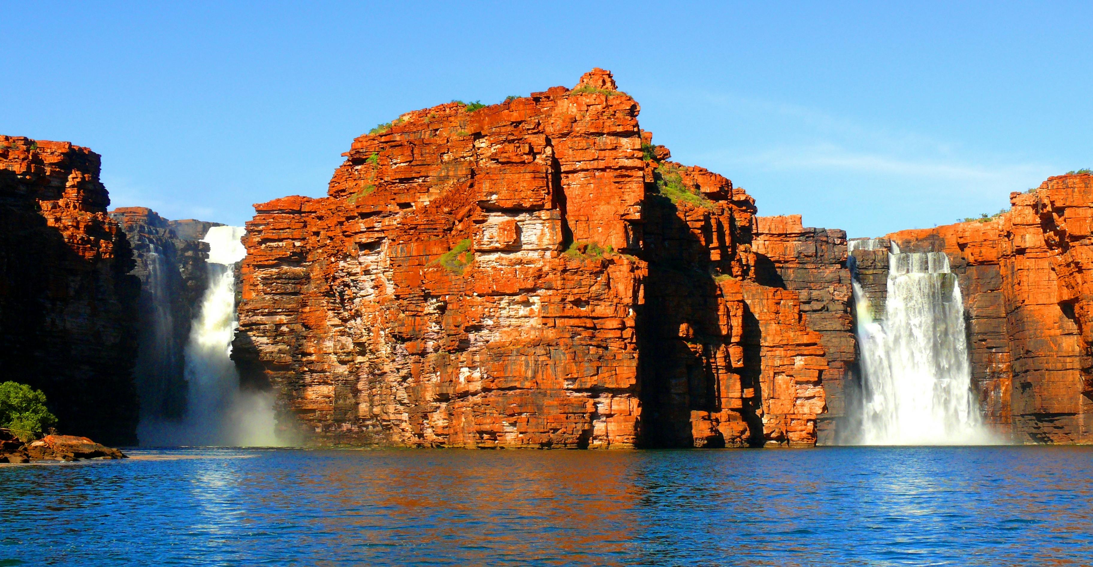 Experience the raw power of the King George Falls