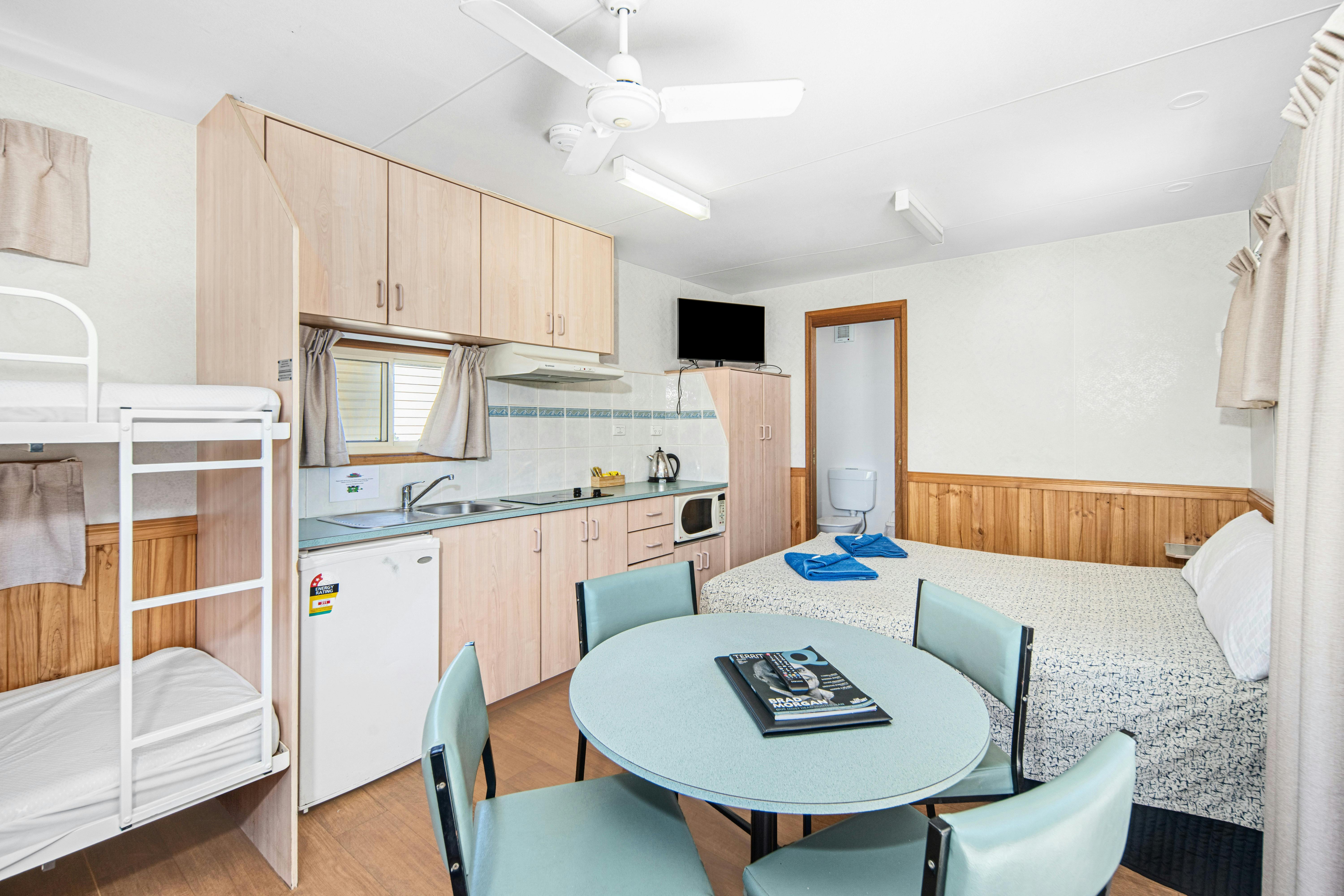 self-contained cabin