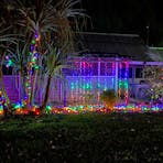 Christmas lights at OKeefe House