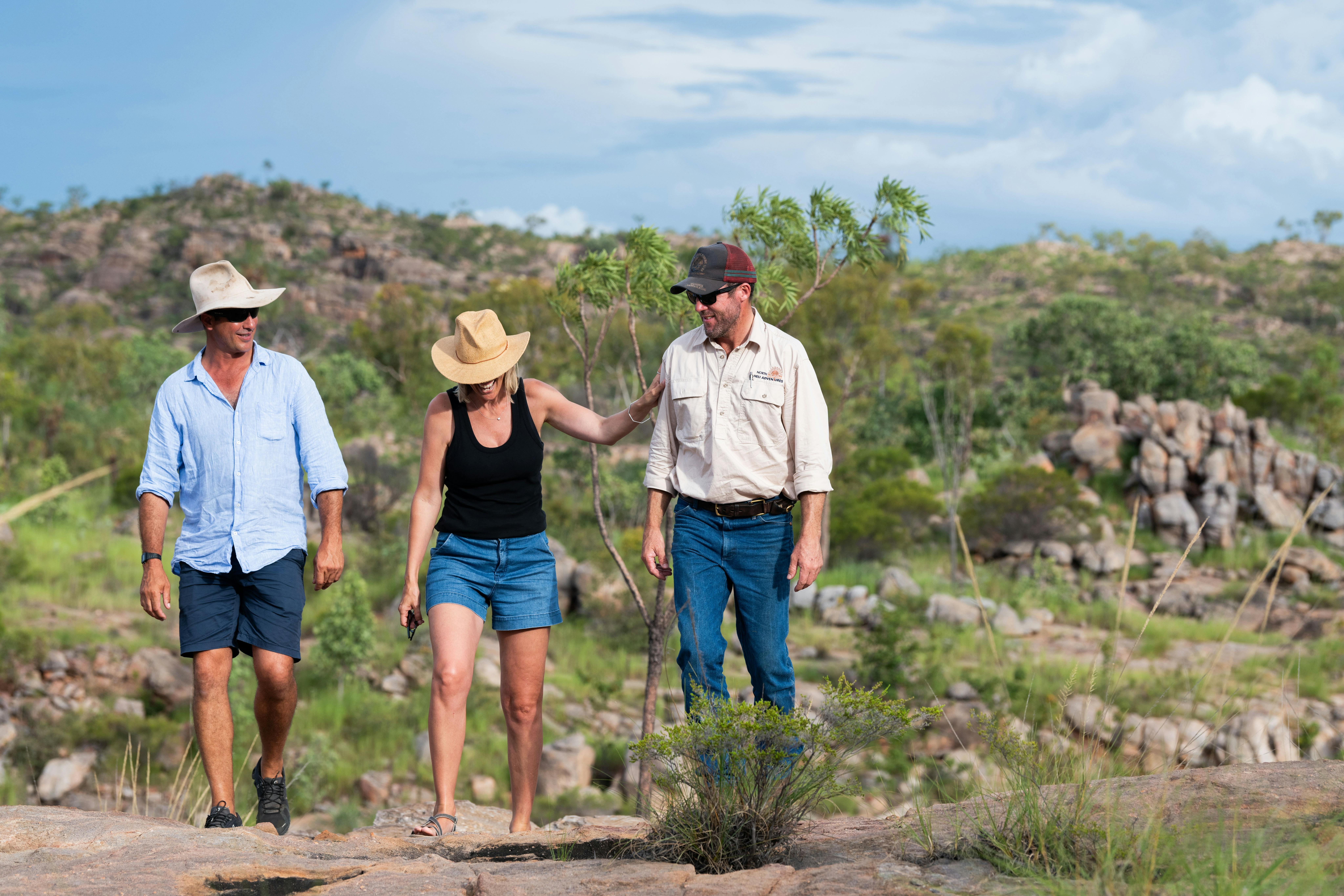 The pilots at North Horizon Heli Adventures are full of knowledge about Nitmiluk Park