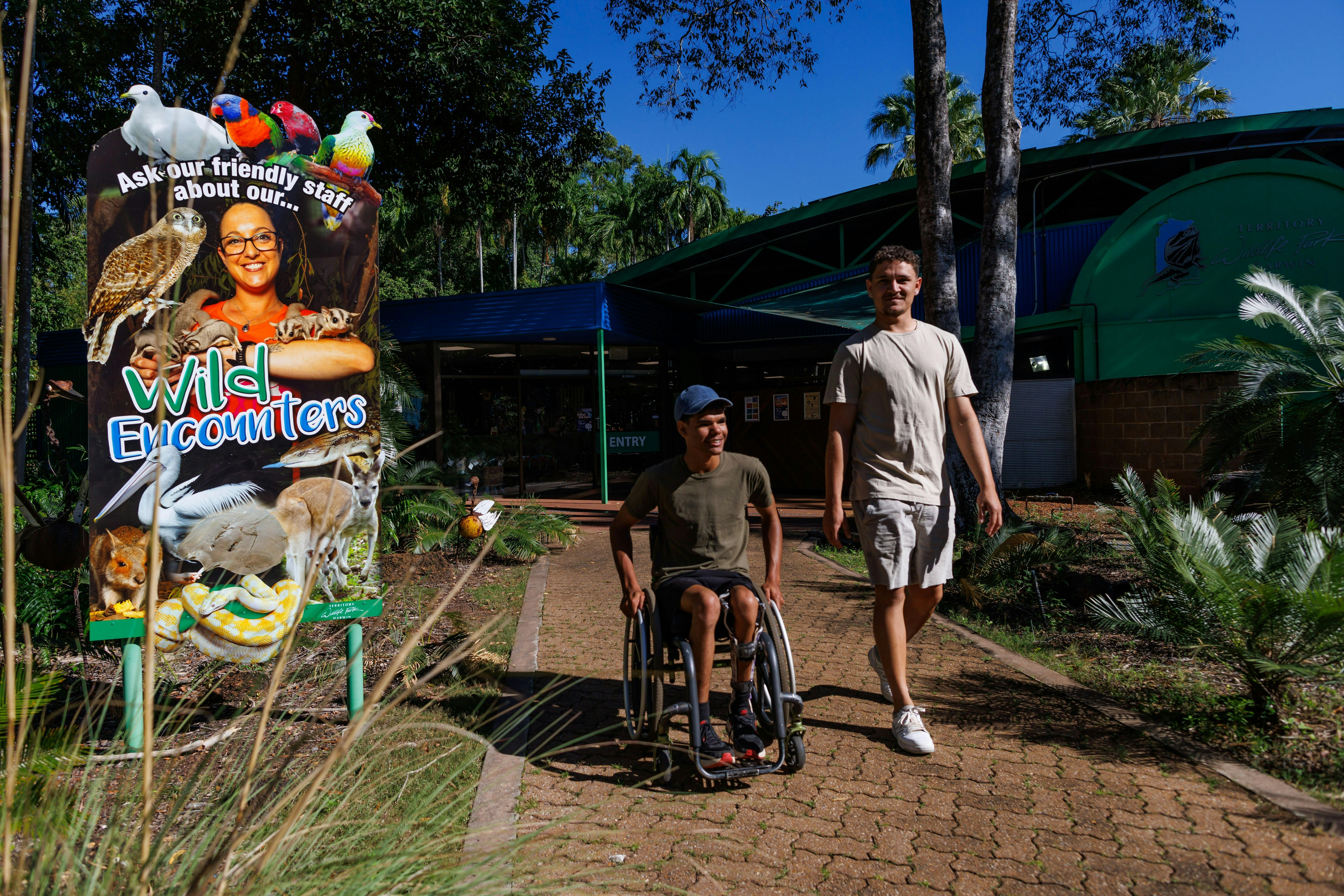 Visiting the Territory Wildlife Park